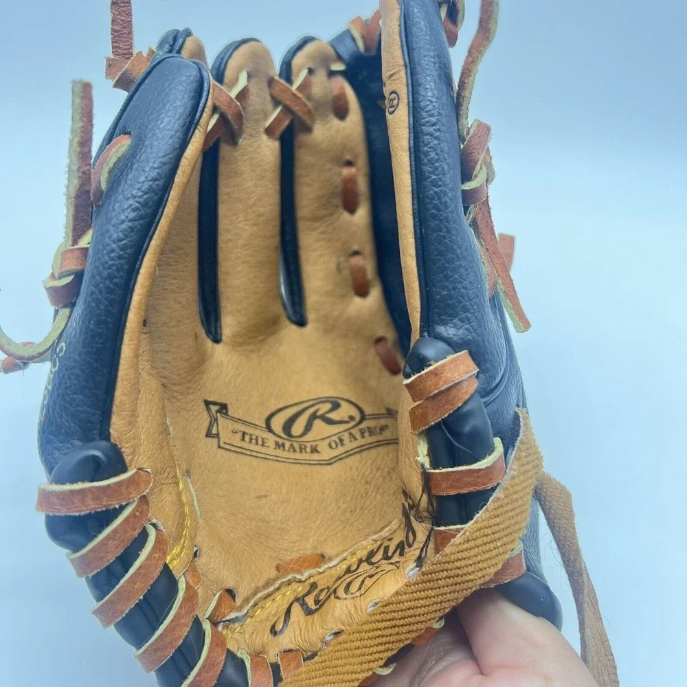 Rawlings JD9TB Kids Leather Baseball Glove 9 Inch Right Hand Thrower Fastback